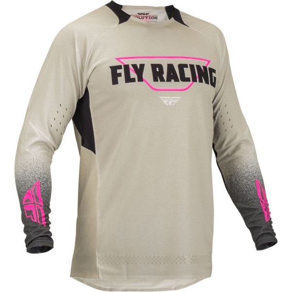 Bluza Moto Unisex Fly Evolution DST Bej/ Negru / Roz Marimea 2XL FLY 376-1232X